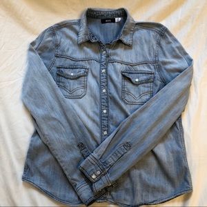 BDG Urban Outfitters long sleeve denim shirt L